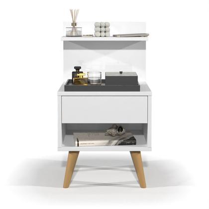 Imagem de Mesa de Cabeceira Decor Criado Estilo Retrô Para Quarto Sleep - Várias Cores