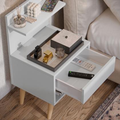 Imagem de Mesa de Cabeceira Decor Criado Estilo Retrô Para Quarto Sleep - Várias Cores