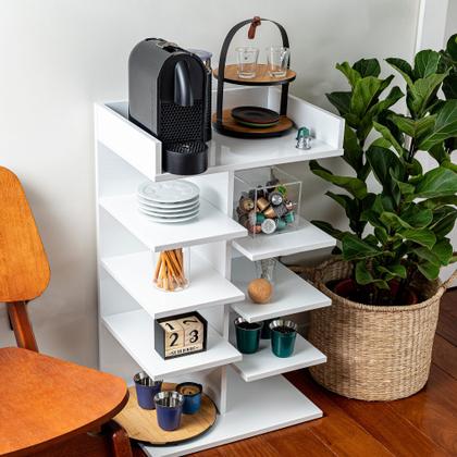 Imagem de Mesa de Cabeceira Decoração e Apoio de Livros Notebook Lar