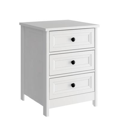 Imagem de Mesa de Cabeceira Ditália 3 Gavetas DM-111 Branco