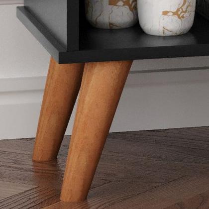 Imagem de Mesa De Cabeceira Duda Pés Palito Retrô - Jalmac Móveis