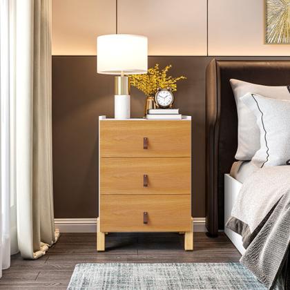 Imagem de Mesa de cabeceira dumont com 3 gavetas