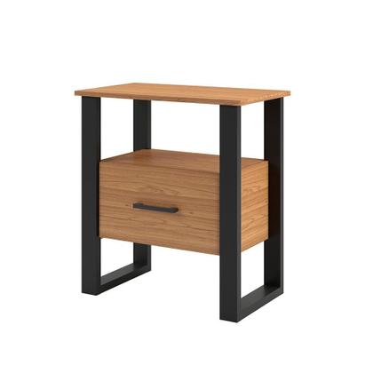 Imagem de Mesa de Cabeceira Estilo Industrial 100% MDF