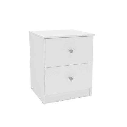Mesa de Cabeceira Gandu 2 GV Branca - Politorno Móveis Imagem de Mesa de Cabeceira Gandu 2 GV Branca