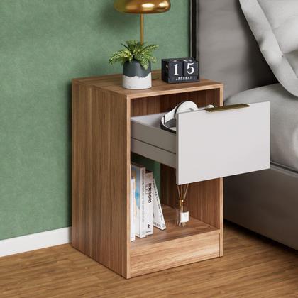 Imagem de Mesa de Cabeceira Gaveta e Nicho Aberto Exportação