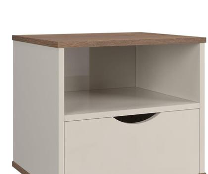 Imagem de Mesa De Cabeceira Grécia 1 Gaveta Com Nicho Estilo Retro