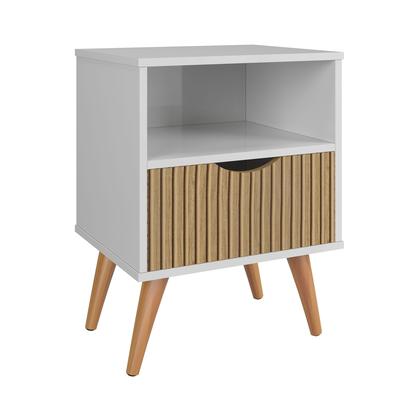 Imagem de Mesa de Cabeceira Grecia Retro com Gaveta