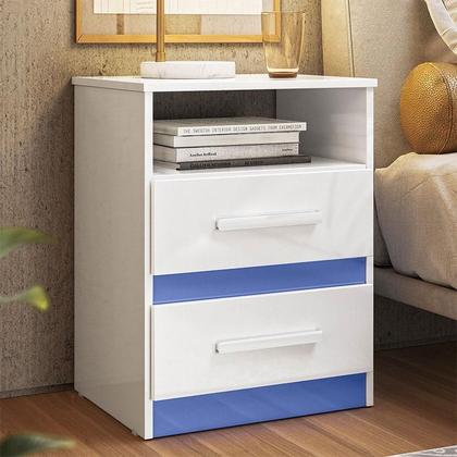 Imagem de Mesa de Cabeceira Infantil Apolo Branco Flex - Moval