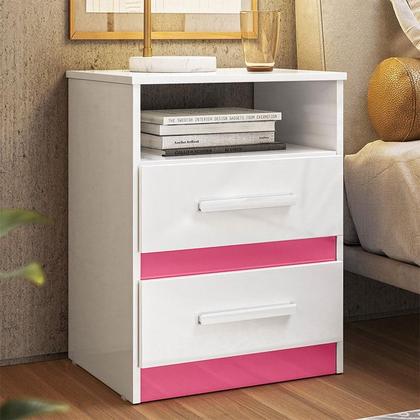 Imagem de Mesa de Cabeceira Infantil Apolo Branco Flex - Moval