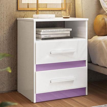 Imagem de Mesa de Cabeceira Infantil Apolo Branco Flex - Moval