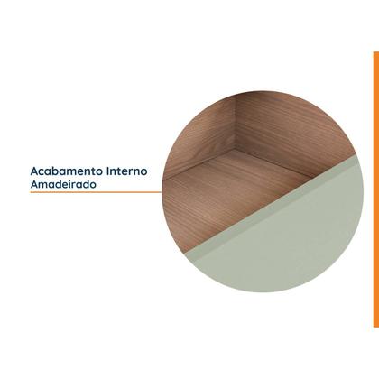 Imagem de Mesa de Cabeceira Infantil com 2 Gavetas Joy Kids CabeCasa MadeiraOriginals