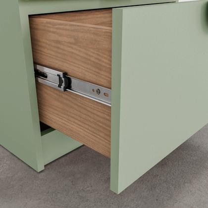 Imagem de Mesa de Cabeceira Infantil com 2 Gavetas Joy Kids CabeCasa MadeiraOriginals