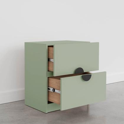 Imagem de Mesa de Cabeceira Infantil com 2 Gavetas Joy Kids CabeCasa MadeiraOriginals