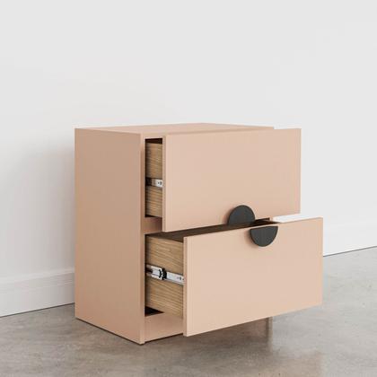 Imagem de Mesa de Cabeceira Infantil com 2 Gavetas Joy Kids CabeCasa MadeiraOriginals