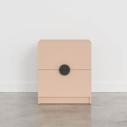 Imagem de Mesa de Cabeceira Infantil com 2 Gavetas Joy Kids CabeCasa MadeiraOriginals