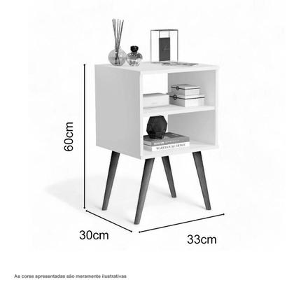 Imagem de Mesa de Cabeceira JB 1515 Pérola Bechara