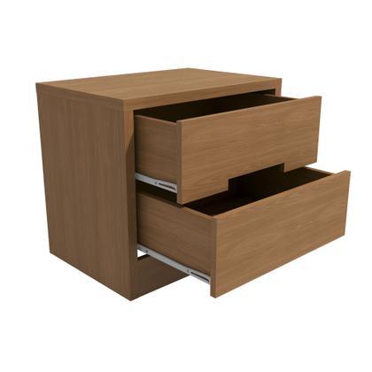 Imagem de Mesa de Cabeceira Kappesberg com 2 gavetas S822 cor Canela