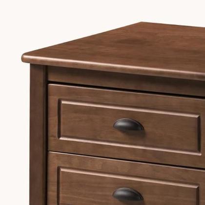 Imagem de Mesa de Cabeceira Lile 3 Gavetas Madeira Maciça Weihermann