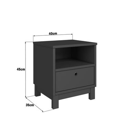Imagem de Mesa de Cabeceira Lucy de Madeira Maciça