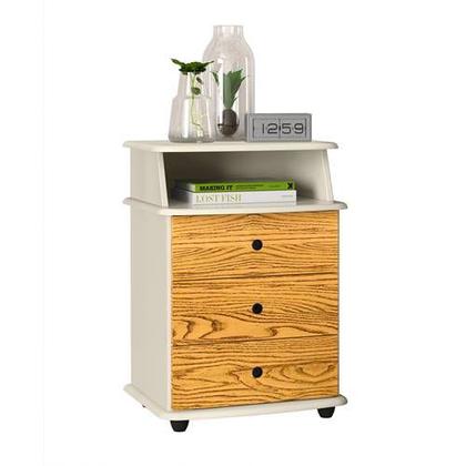 Imagem de Mesa De Cabeceira Luxo Com 3 Gavetas - EJ MÓVEIS