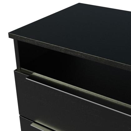 Imagem de Mesa de Cabeceira Madesa 3227 com 2 Gavetas - Preto