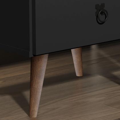 Imagem de Mesa De Cabeceira Madri 2 Gavetas Retrô - Jalmac Móveis