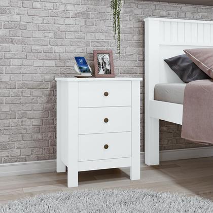 Imagem de Mesa De Cabeceira Maggiore C/03 Gav New Branco