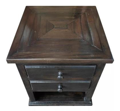 Imagem de Mesa De Cabeceira Mesa De Canto Mesa Lateral 2 Gavetas