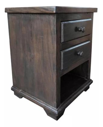 Imagem de Mesa De Cabeceira Mesa De Canto Mesa Lateral 2 Gavetas