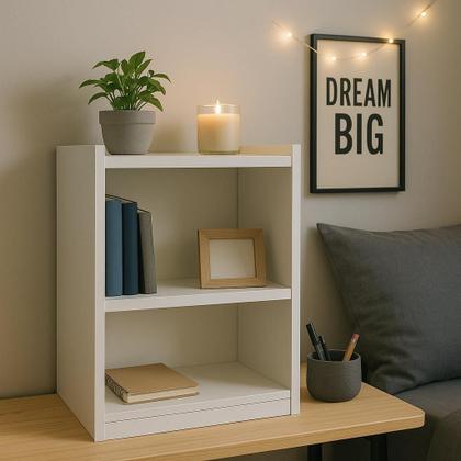 Imagem de Mesa de Cabeceira Mesinhas Moderna Criado para Quarto Branco