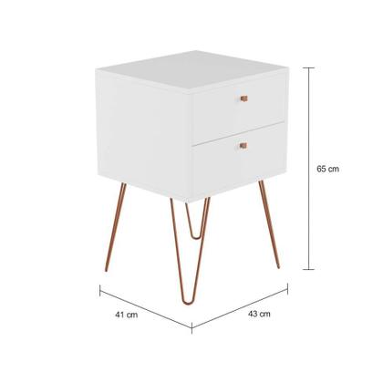 Mesa de Cabeceira Mesto 2 GV Branca - Mobly Imagem de Mesa de Cabeceira Mesto 2 GV Branca