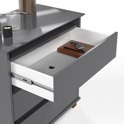 Imagem de Mesa de Cabeceira Mini Cômoda Onix - Comprar Moveis para sua Casa