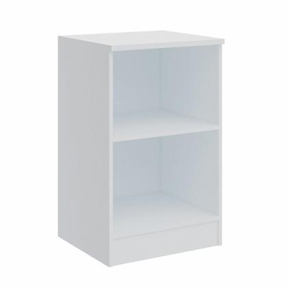 Imagem de Mesa de Cabeceira Modulada Requinte com 1 Porta - Branco Line