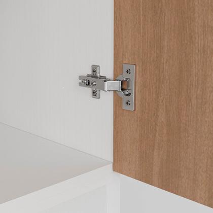 Imagem de Mesa de Cabeceira Modular Direita 2 Portas 1 Gaveta Hera CabeCasa MadeiraOriginals