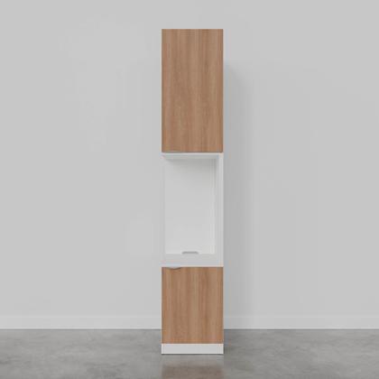 Imagem de Mesa de Cabeceira Modular Direita 2 Portas 1 Gaveta Hera CabeCasa MadeiraOriginals