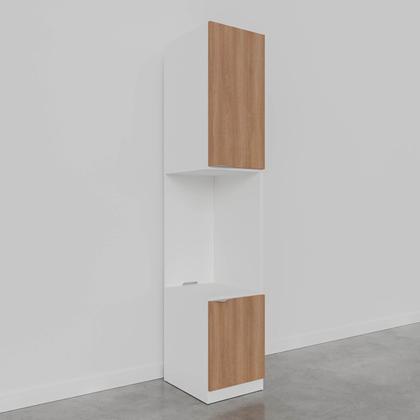 Imagem de Mesa de Cabeceira Modular Direita 2 Portas 1 Gaveta Hera CabeCasa MadeiraOriginals