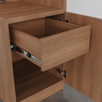 Imagem de Mesa de Cabeceira Modular Direita 2 Portas 1 Gaveta Hera CabeCasa MadeiraOriginals