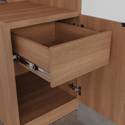Imagem de Mesa de Cabeceira Modular Direita 2 Portas 1 Gaveta Hera CabeCasa MadeiraOriginals