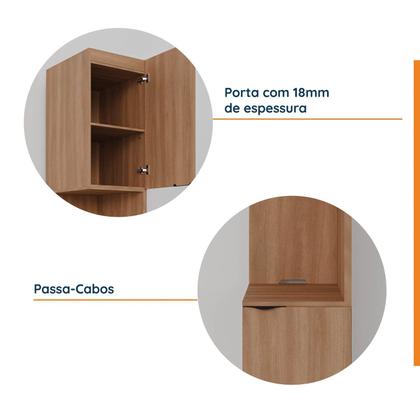 Imagem de Mesa de Cabeceira Modular Direita 2 Portas 1 Gaveta Hera CabeCasa MadeiraOriginals