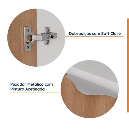 Imagem de Mesa de Cabeceira Modular Esquerda 2 Portas 1 Gaveta Hera CabeCasa MadeiraOriginals