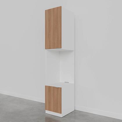 Imagem de Mesa de Cabeceira Modular Esquerda 2 Portas 1 Gaveta Hera CabeCasa MadeiraOriginals