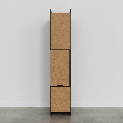 Imagem de Mesa de Cabeceira Modular Esquerda 2 Portas 1 Gaveta Hera CabeCasa MadeiraOriginals