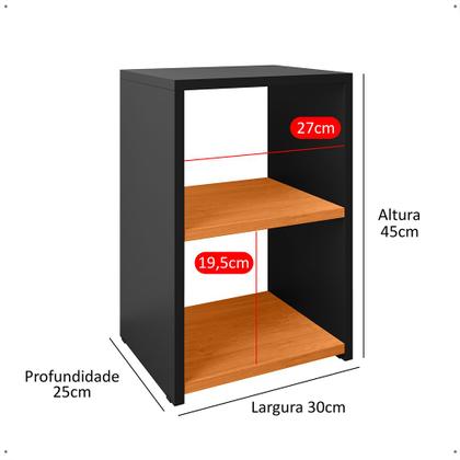 Imagem de Mesa De Cabeceira Mudo Basic New Bide Quarto Cama Nicho