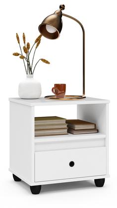 Imagem de Mesa De Cabeceira Mudo Box Retro Quarto Cama Várias Cores