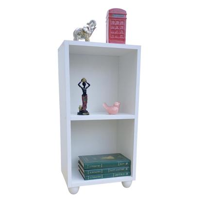 Imagem de Mesa De Cabeceira Multi-Uso Em Mdf Branco