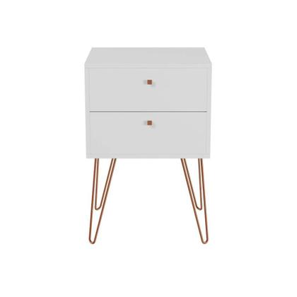 Mesa de Cabeceira Naklo 2 GV Branca - Mobly Imagem de Mesa de Cabeceira Naklo 2 GV Branca