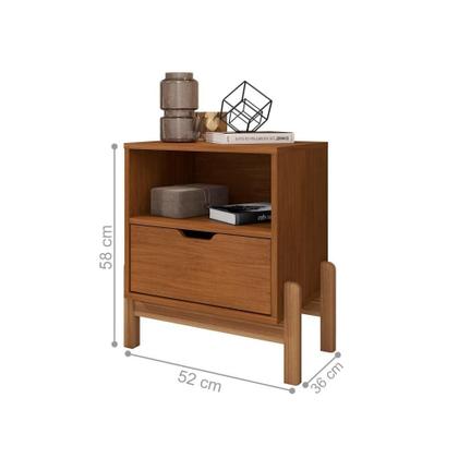 Imagem de Mesa de Cabeceira Nice Cedro
