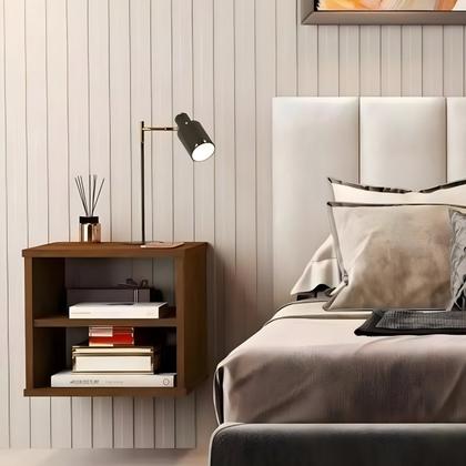 Imagem de Mesa de Cabeceira Nicho Mesinha Decoração Quarto Sala