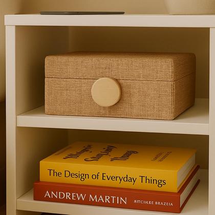 Imagem de Mesa De Cabeceira Nicho Moderna Lateral Mesinha Cama Decoração MDF Quarto Sala Escritório Organizador Armarinho Multiuso Apoio