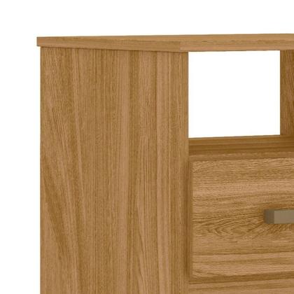 Imagem de Mesa De Cabeceira Para Quarto 2 Gavetas Kit 2 Ares M07 Freijó - Mpozenato
